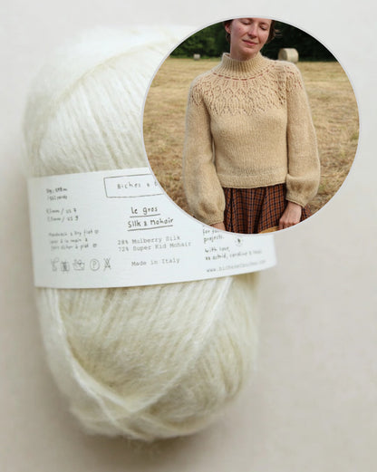 Listopera Sweater | zarte Bluse aus Le Gros Silk & Mohair von Biches & Bûches