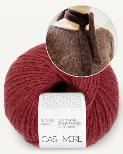 Little Ribbon Scarf | zart und super vielseitig aus Cashmere von Sandnes Garn