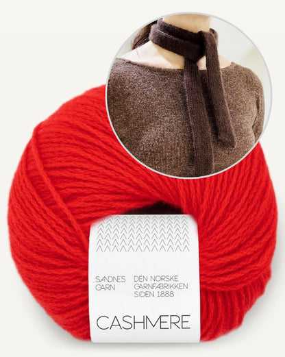 Little Ribbon Scarf | zart und super vielseitig aus Cashmere von Sandnes Garn