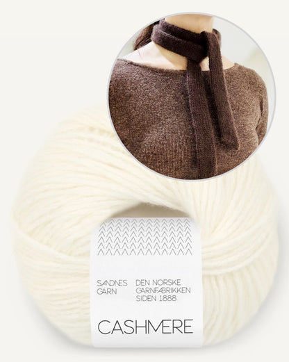 Little Ribbon Scarf | zart und super vielseitig aus Cashmere von Sandnes Garn