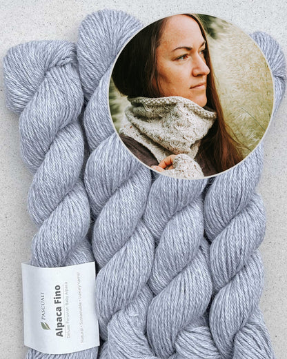 Loop Wiesenblume | einfach mit schönem Muster aus Alpaca Fino von Pascuali