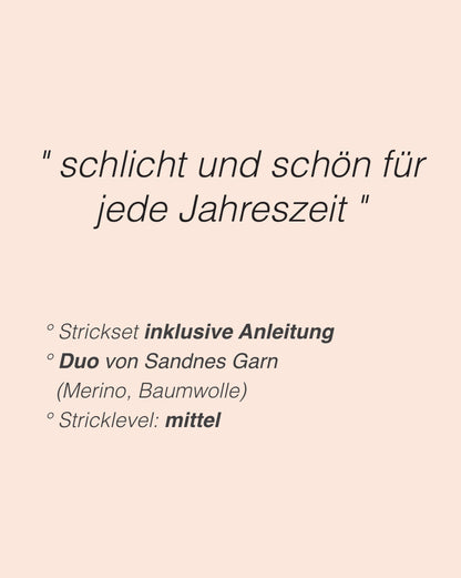 Loui Slipover Kids | Basic Pullunder aus Duo von Sandnes Garn