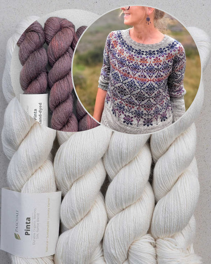 Love in a Mist Sweater | wunderschöne Blüten aus Pinta von Pascuali