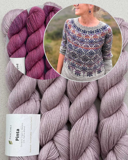 Love in a Mist Sweater | wunderschöne Blüten aus Pinta von Pascuali