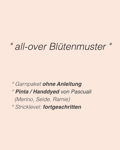 Love in a Mist Sweater | wunderschöne Blüten aus Pinta von Pascuali