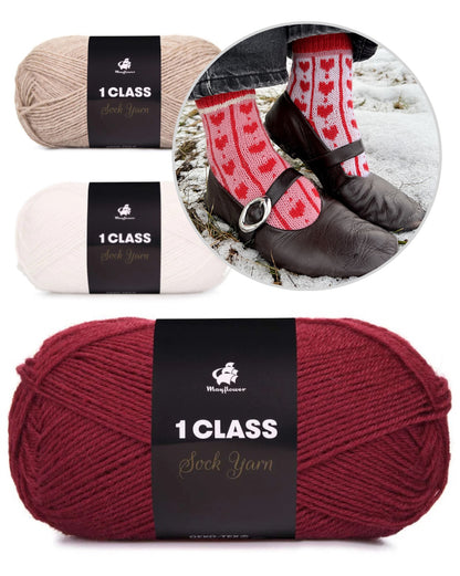 Love-ly Heart Socks | beautifully lovable made from 1 Class by Mayflower Denmark