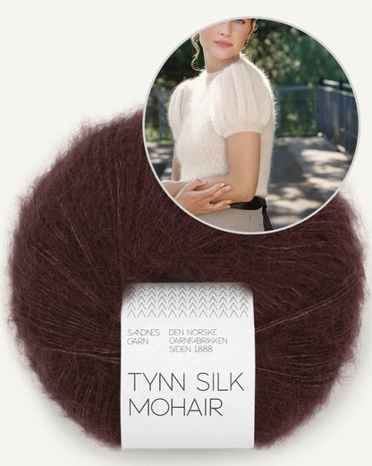 Chemise Lucia | douce et séduisante en Tynn Silk Mohair de Sandnes Garn