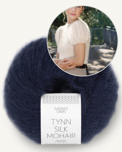Chemise Lucia | douce et séduisante en Tynn Silk Mohair de Sandnes Garn