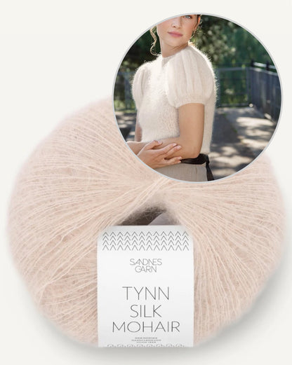 Chemise Lucia | douce et séduisante en Tynn Silk Mohair de Sandnes Garn
