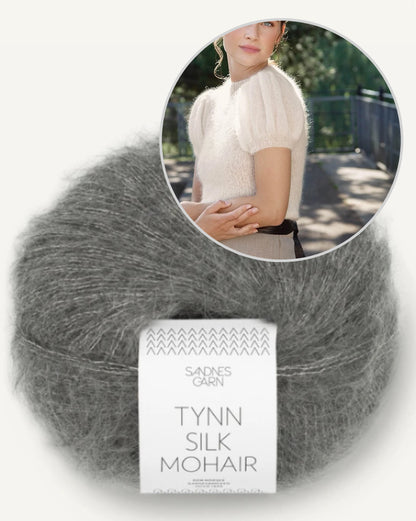 Chemise Lucia | douce et séduisante en Tynn Silk Mohair de Sandnes Garn
