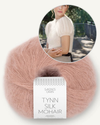 Chemise Lucia | douce et séduisante en Tynn Silk Mohair de Sandnes Garn