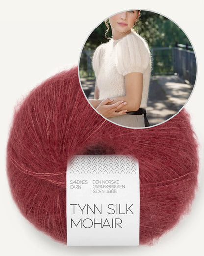 Chemise Lucia | douce et séduisante en Tynn Silk Mohair de Sandnes Garn