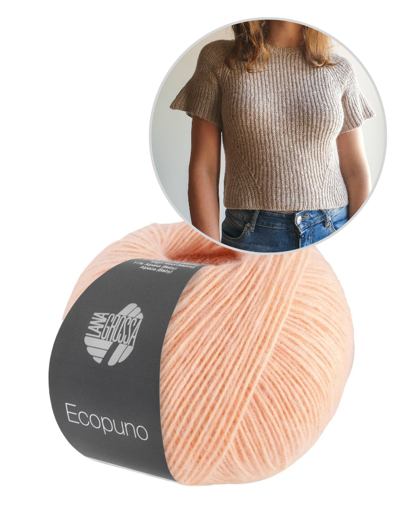 Lucy Tee von Luisa Rehkopf mit Ecopuno von Lana Grossa 10