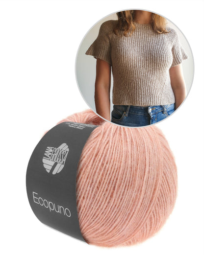 Lucy Tee von Luisa Rehkopf mit Ecopuno von Lana Grossa 15