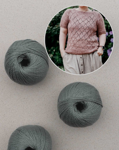 Lysande Tee | leichtes Shirt mit edlem Lochmuster aus Sole von Pascuali