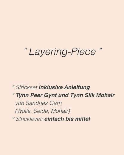 Maja Slipover | layering made from Tynn Peer Gynt and Tynn Silk Mohair by Sandnes Garn