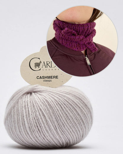 Foulard Margaux | Beau foulard en cachemire de Cardiff en cachemire classique