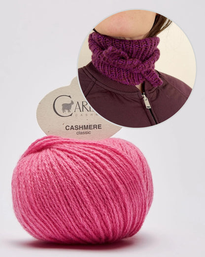Foulard Margaux | Beau foulard en cachemire de Cardiff en cachemire classique