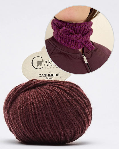 Foulard Margaux | Beau foulard en cachemire de Cardiff en cachemire classique