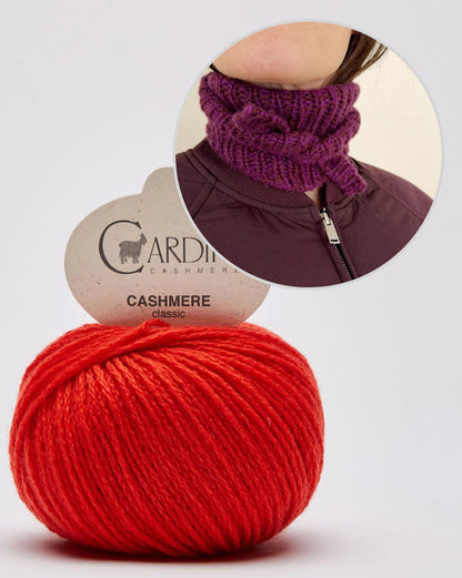 Foulard Margaux | Beau foulard en cachemire de Cardiff en cachemire classique