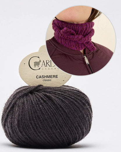 Foulard Margaux | Beau foulard en cachemire de Cardiff en cachemire classique