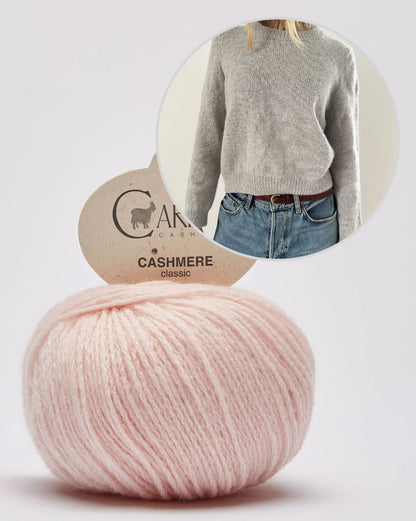 Maria Blouse | soft basic sweater with Classic Cashmere from Cardiff