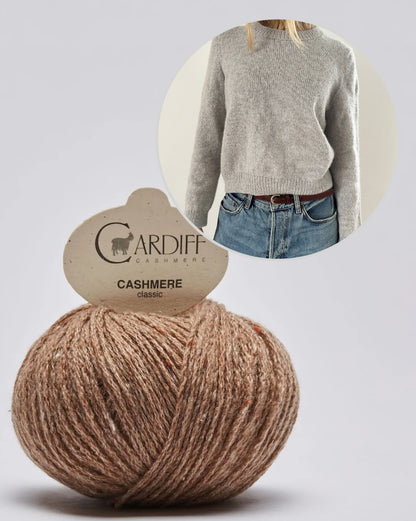 Maria Blouse | soft basic sweater with Classic Cashmere from Cardiff