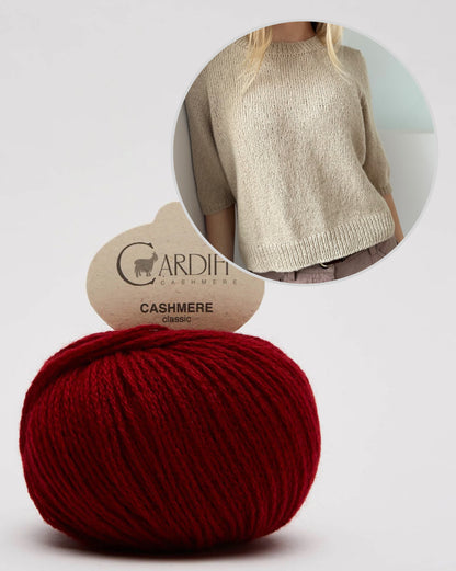 Maria Blouse - kurze Ärmel | bezaubernd weiches Shirt aus Classic Cashmere von Cardiff