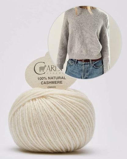 Maria Blouse | soft basic sweater with Classic Cashmere from Cardiff