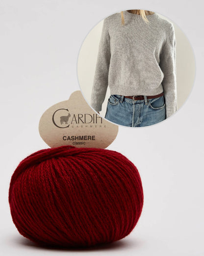Maria Blouse | soft basic sweater with Classic Cashmere from Cardiff