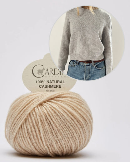 Maria Blouse | soft basic sweater with Classic Cashmere from Cardiff
