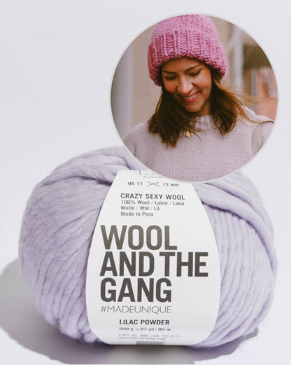 Marshmellow Beanie von Kutovakika mit Crazy Sexy Wool von Wool and the Gang 8