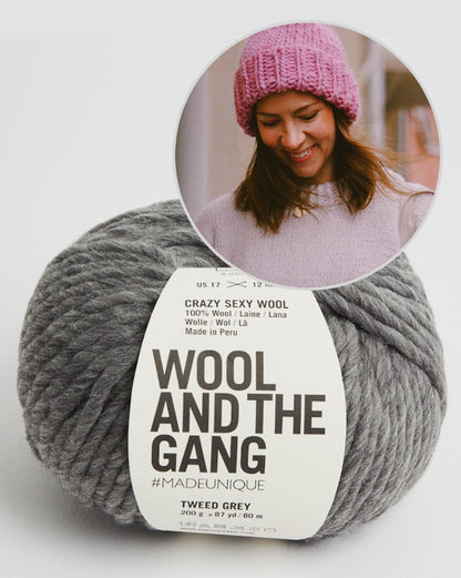 Marshmellow Beanie von Kutovakika mit Crazy Sexy Wool von Wool and the Gang 9