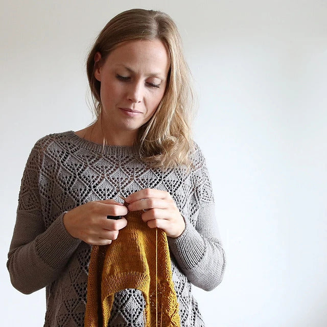 Let it Fall Sweater | mit schönem Muster aus Cheeky Merino Joy