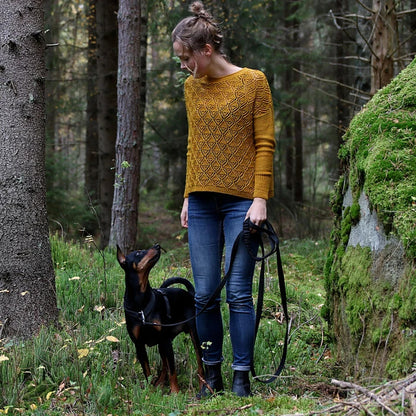 Let it Fall Sweater | mit schönem Muster aus Cheeky Merino Joy