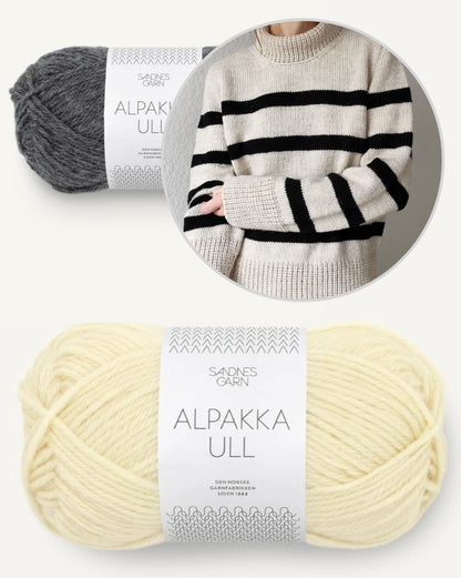 Maxime Sweater von Paula-m mit Alpakka Ull von Sandnes Garn 9