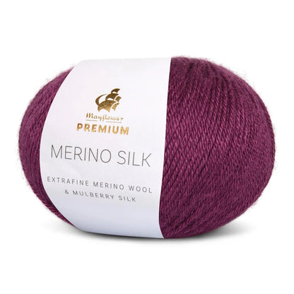 Mérinos Soie | délicat et doux avec le lustre fin de la soie de mûrier