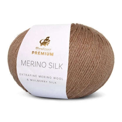 Mérinos Soie | délicat et doux avec le lustre fin de la soie de mûrier
