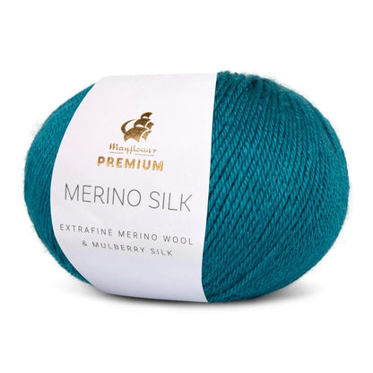 Mérinos Soie | délicat et doux avec le lustre fin de la soie de mûrier
