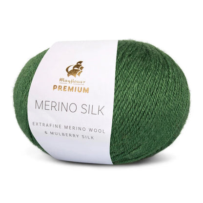 Mérinos Soie | délicat et doux avec le lustre fin de la soie de mûrier