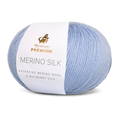 Mérinos Soie | délicat et doux avec le lustre fin de la soie de mûrier