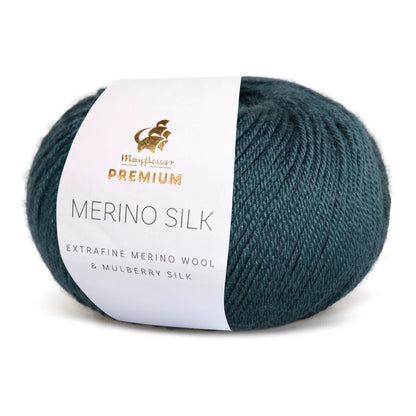 Mérinos Soie | délicat et doux avec le lustre fin de la soie de mûrier