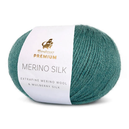 Mérinos Soie | délicat et doux avec le lustre fin de la soie de mûrier