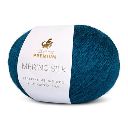 Mérinos Soie | délicat et doux avec le lustre fin de la soie de mûrier