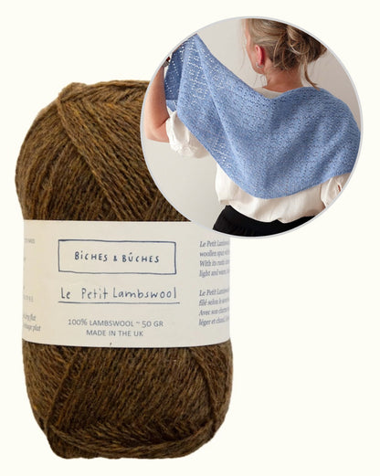 Meadowbright | romantisks ažūra raksts no Le Petit Lambswool dzijas, Biches & Bûches