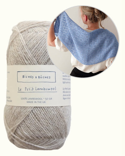 Meadowbright | romantisks ažūra raksts no Le Petit Lambswool dzijas, Biches & Bûches