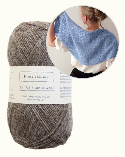 Meadowbright | romantisks ažūra raksts no Le Petit Lambswool dzijas, Biches & Bûches