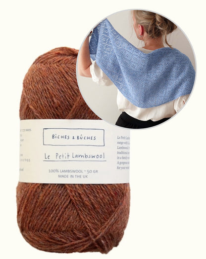 Meadowbright | romantisks ažūra raksts no Le Petit Lambswool dzijas, Biches & Bûches