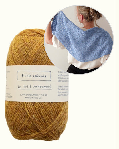 Meadowbright | romantisks ažūra raksts no Le Petit Lambswool dzijas, Biches & Bûches