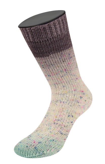 Meilenweit fil à chaussettes DIP | dégradés subtils avec de délicates mouchetures
